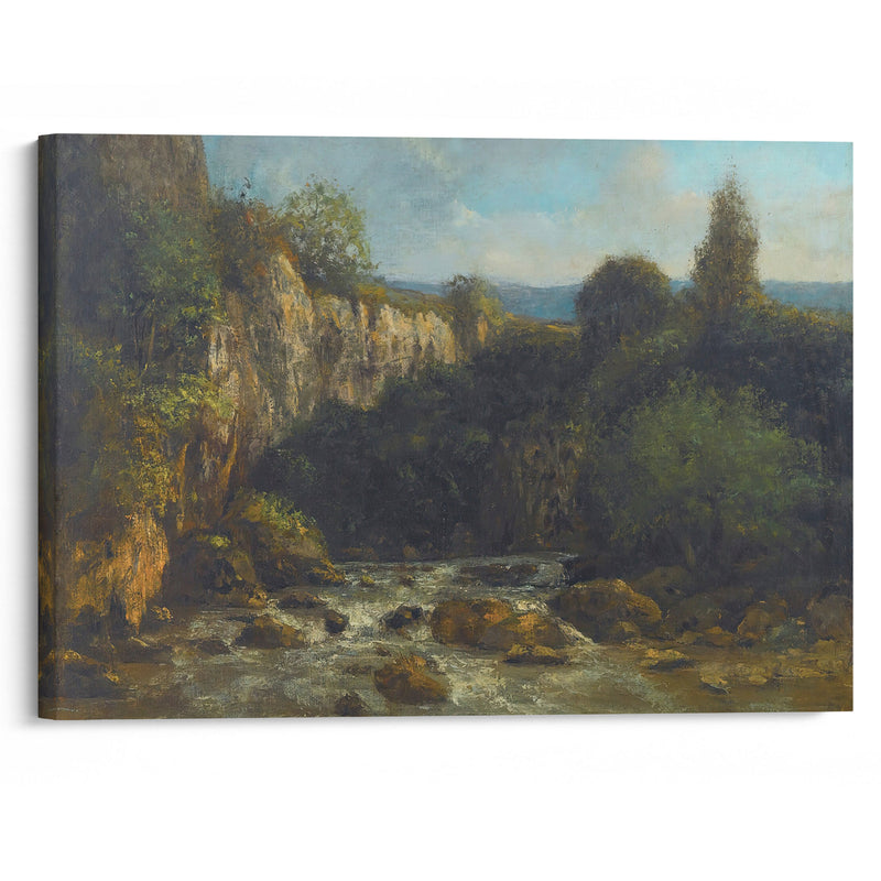 Les Gorges De La Loue - Gustave Courbet - Canvas Print