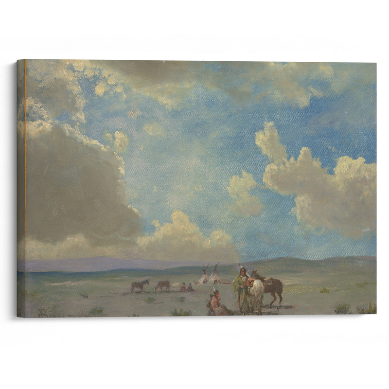 Indian Encampment - Albert Bierstadt - Canvas Print