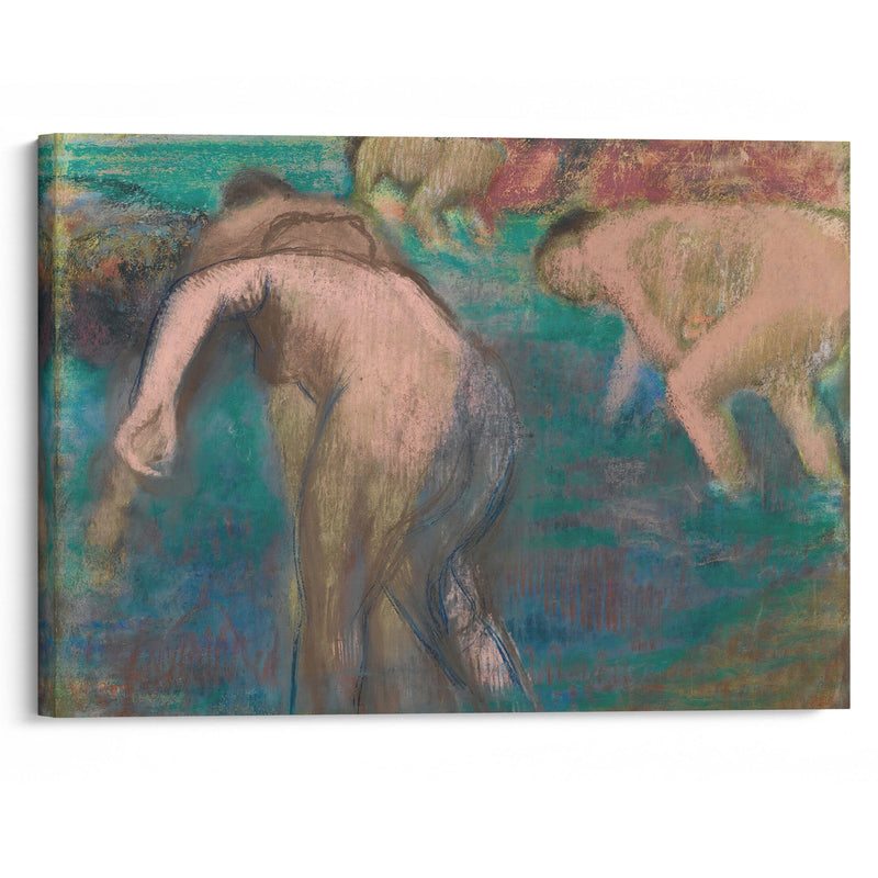 Femmes Au Bain (circa 1890-9) - Edgar Degas - Canvas Print