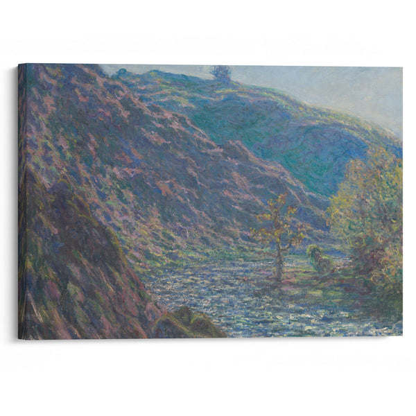 The Petite Creuse River (1889) - Claude Monet - Canvas Print