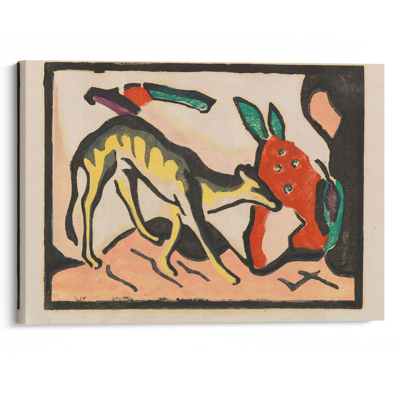 Der Blaue Reiter (1912) - Wassily Kandinsky - Canvas Print