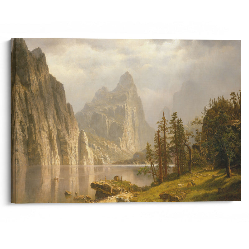 Merced River, Yosemite Valley (1866) - Albert Bierstadt - Canvas Print