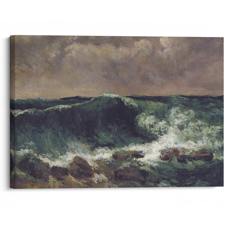 The Wave (1869) - Gustave Courbet - Canvas Print