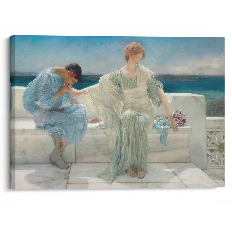 Ask me no more - Lawrence Alma-Tadema - Canvas Print