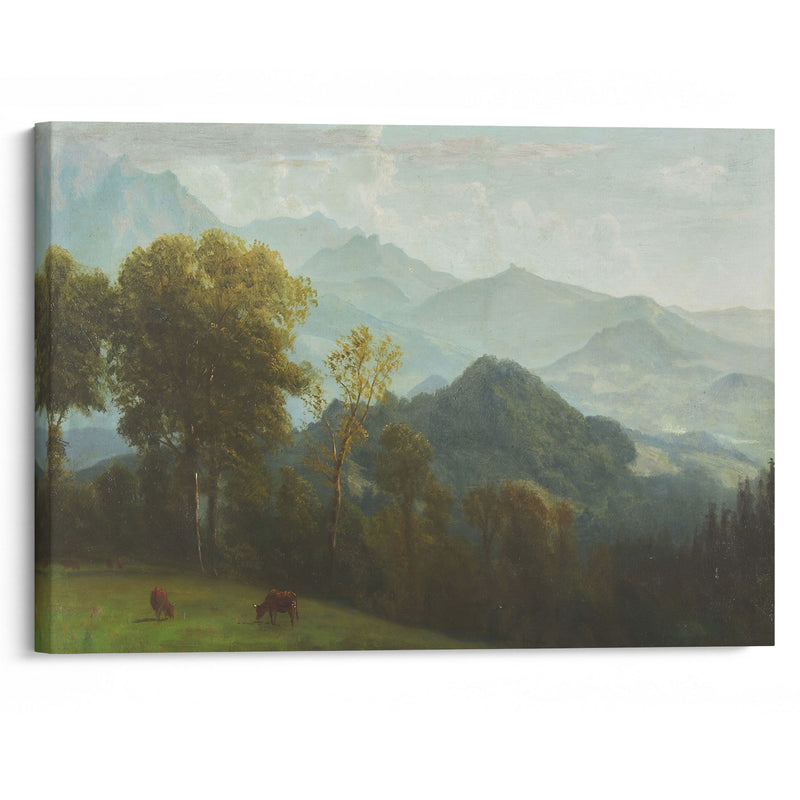 Lucerne, Switzerland - Albert Bierstadt - Canvas Print