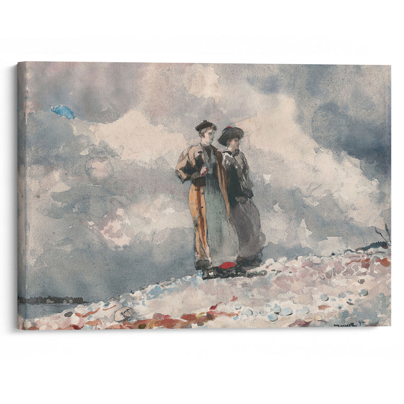 The Outlook, Maine Coast (1894) - Winslow Homer - Canvas Print