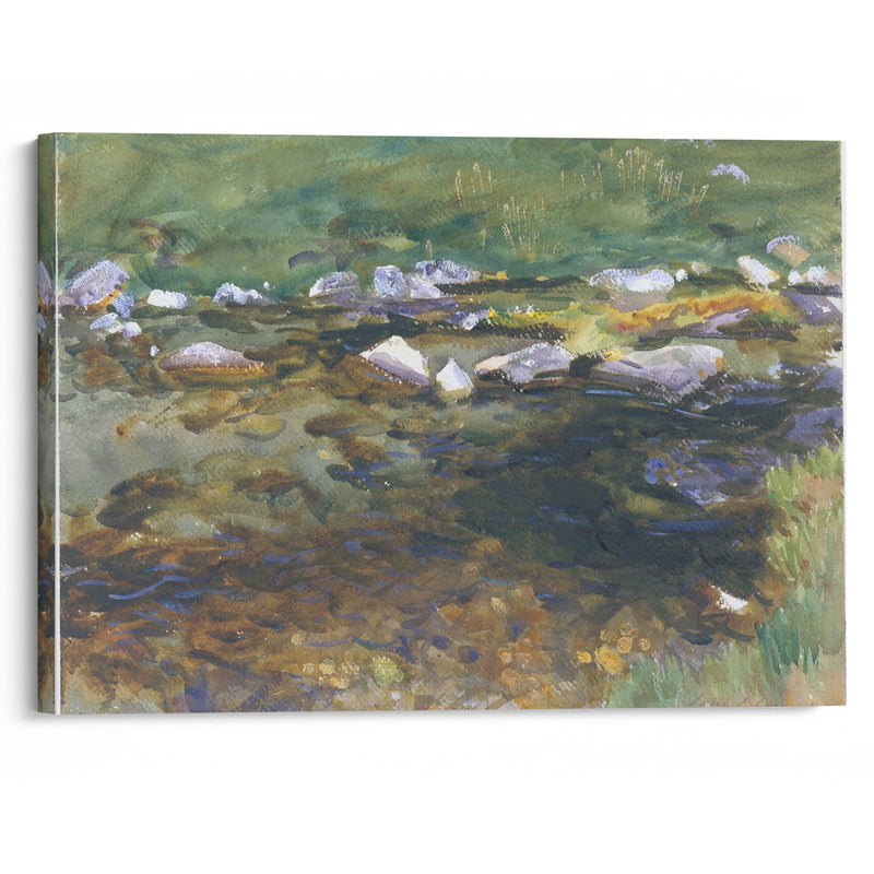 Brook and Meadow (circa 1907) - John Singer Sargent - Canvas Print