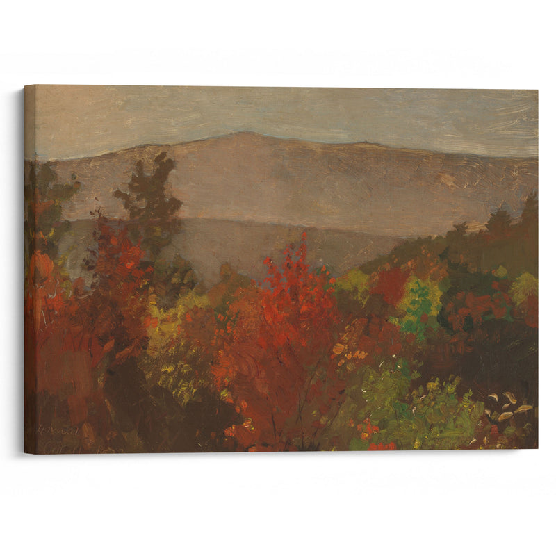 Autumn Treetops (1873) - Winslow Homer - Canvas Print