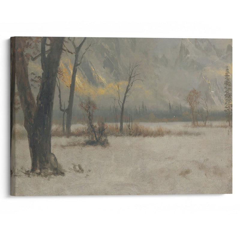 Winter Landscape - Albert Bierstadt - Canvas Print