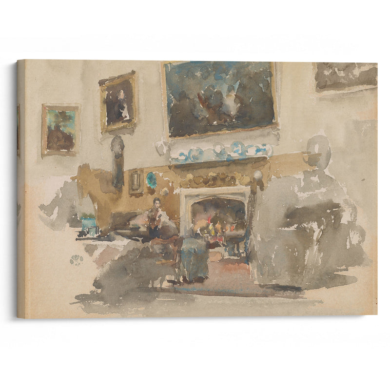 Moreby Hall (1882-1884) - James Abbott McNeill Whistler - Canvas Print