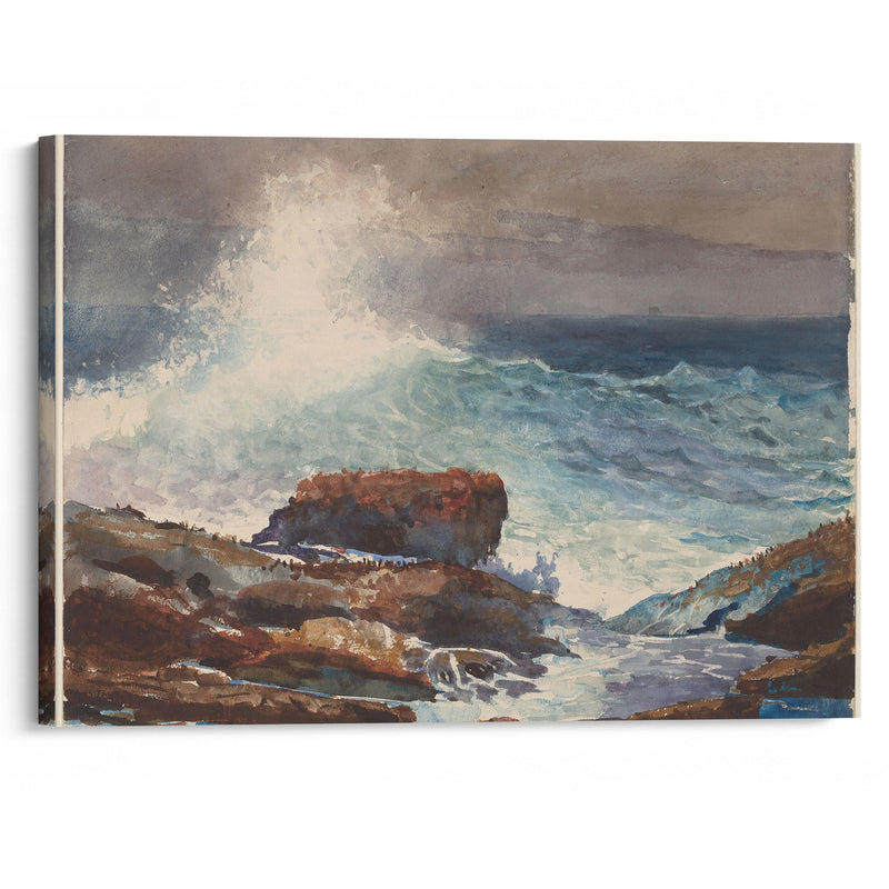 Incoming Tide, Scarboro, Maine (1883) - Winslow Homer - Canvas Print