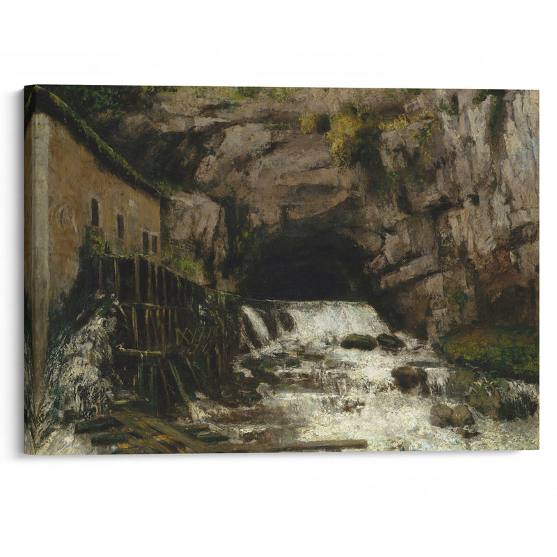 The Source of the Loue (1864) - Gustave Courbet - Canvas Print