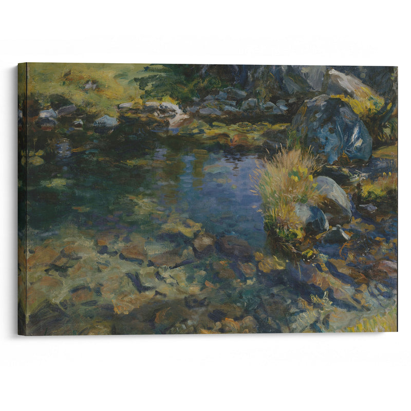 Alpine Pool (1907) - John Singer Sargent - Canvas Print