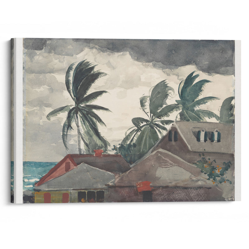 Hurricane, Bahamas (1898) - Winslow Homer - Canvas Print