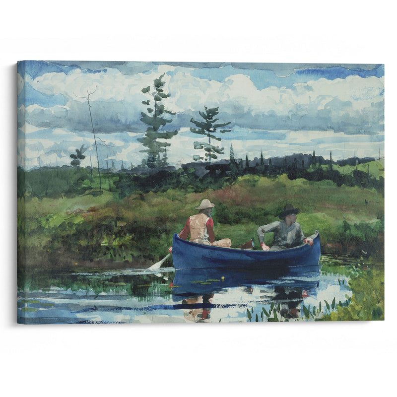 The Blue Boat (1892) - Winslow Homer - Canvas Print