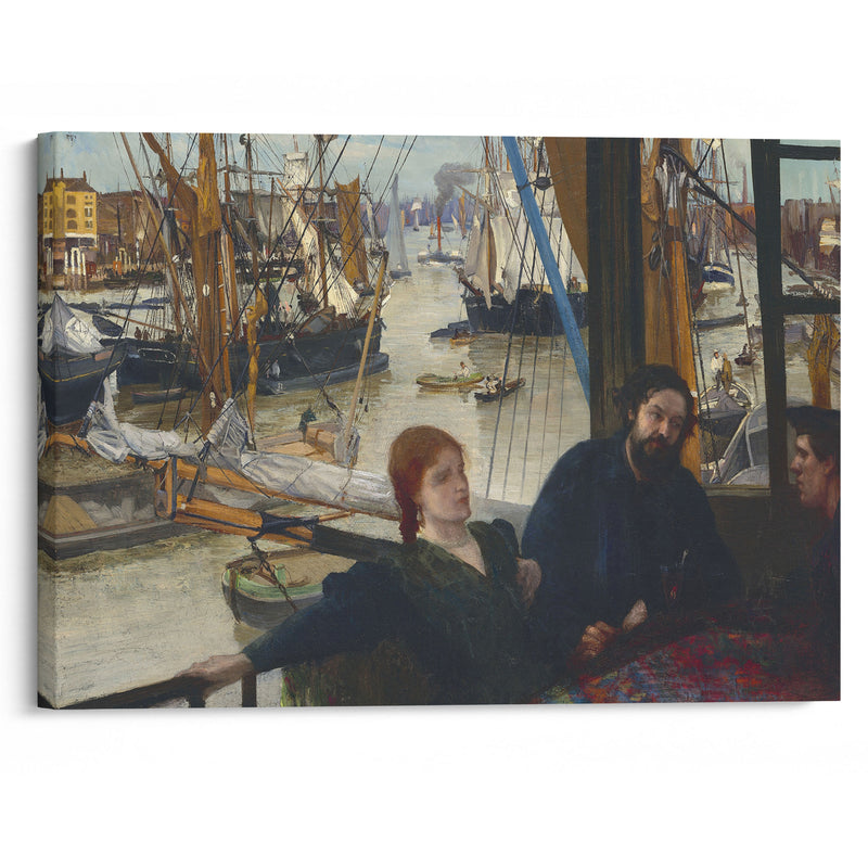 Wapping (1860-1864) - James Abbott McNeill Whistler - Canvas Print