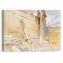 Temple of Bacchus, Baalbek (1906) - John Singer Sargent - Canvas Print