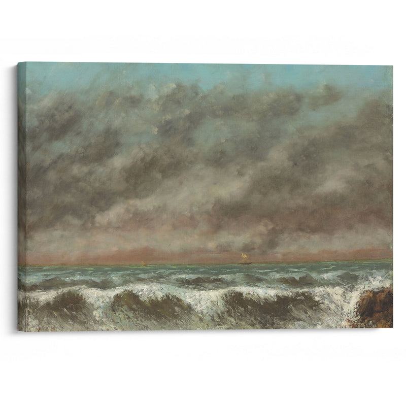 Marine (1869) - Gustave Courbet - Canvas Print