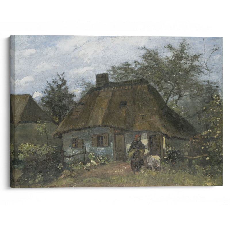 Farmhouse in Nuenen (1885) - Vincent van Gogh - Canvas Print