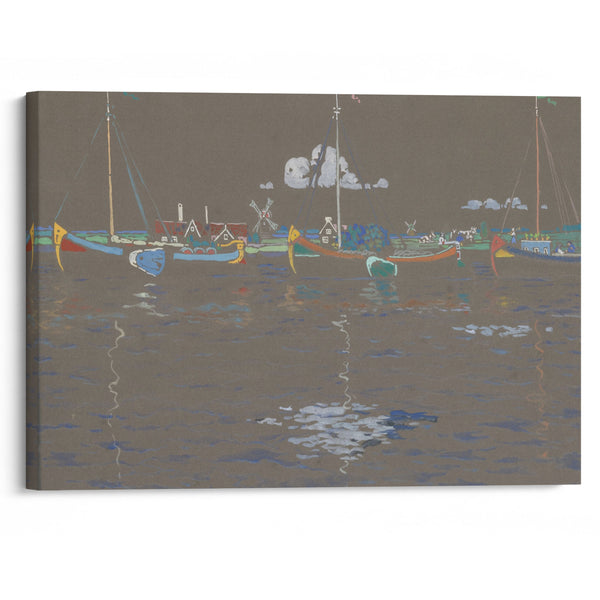 The Ships (Holland) - Wassily Kandinsky - Canvas Print