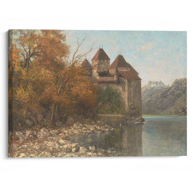 Le Château de Chillon, Lake Geneva - Gustave Courbet - Canvas Print