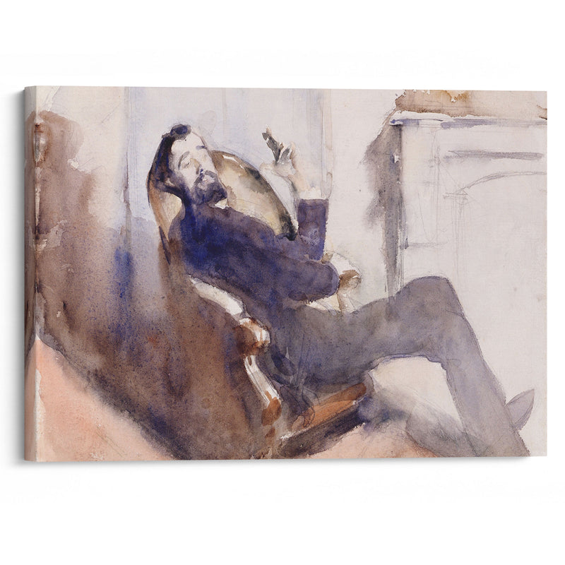 Portrait of Paul-César Helleu (1882-1885) - John Singer Sargent - Canvas Print
