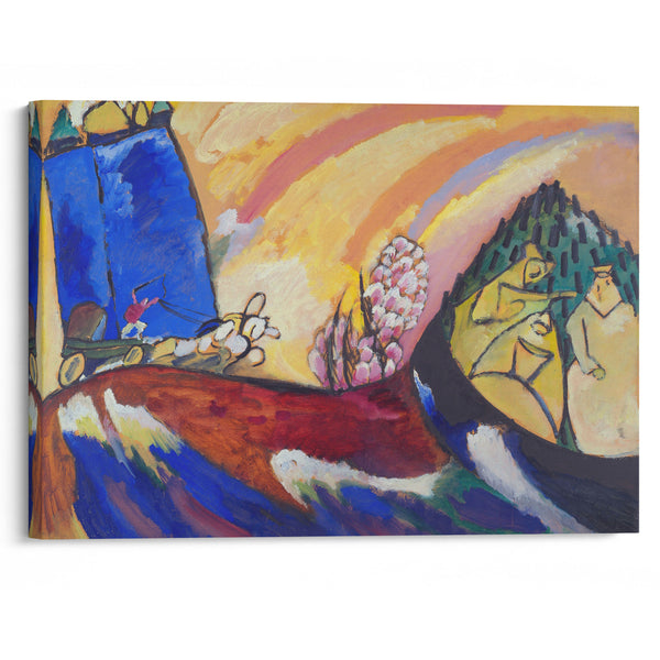 Painting with Troika (1911) - Wassily Kandinsky - Canvas Print