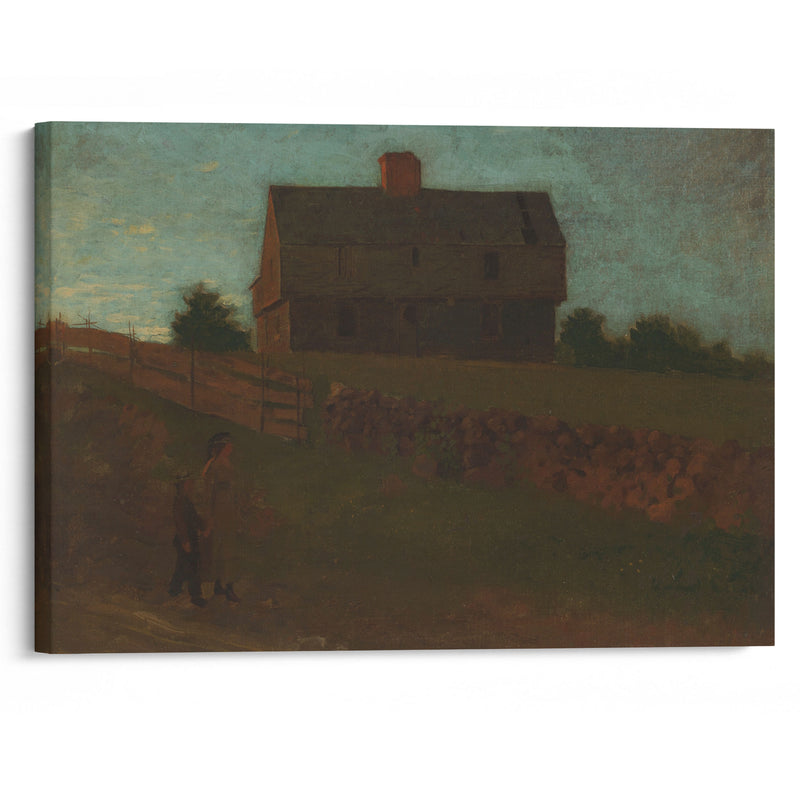 Garrison House, York, Maine (1875) - Winslow Homer - Canvas Print