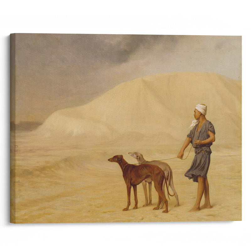 On the Desert (ca 1867) - Jean-Léon Gérôme - Canvas Print