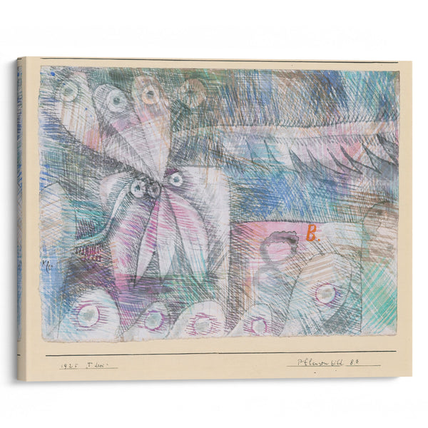 Pflanzen Bild 8.B, 1925 (1925) - Paul Klee - Canvas Print