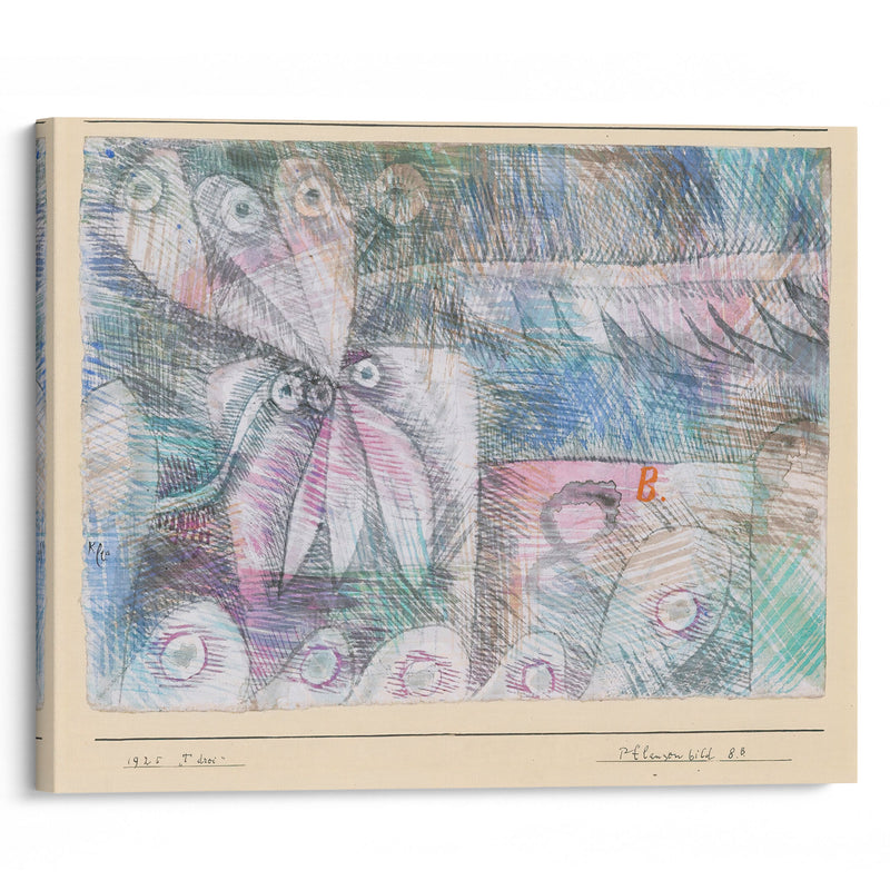 Pflanzen Bild 8.B, 1925 (1925) - Paul Klee - Canvas Print