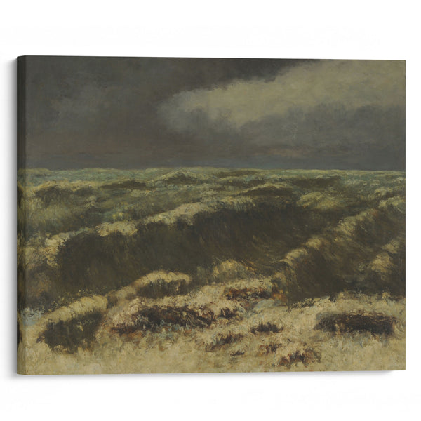 Mer Orageuse - Gustave Courbet - Canvas Print