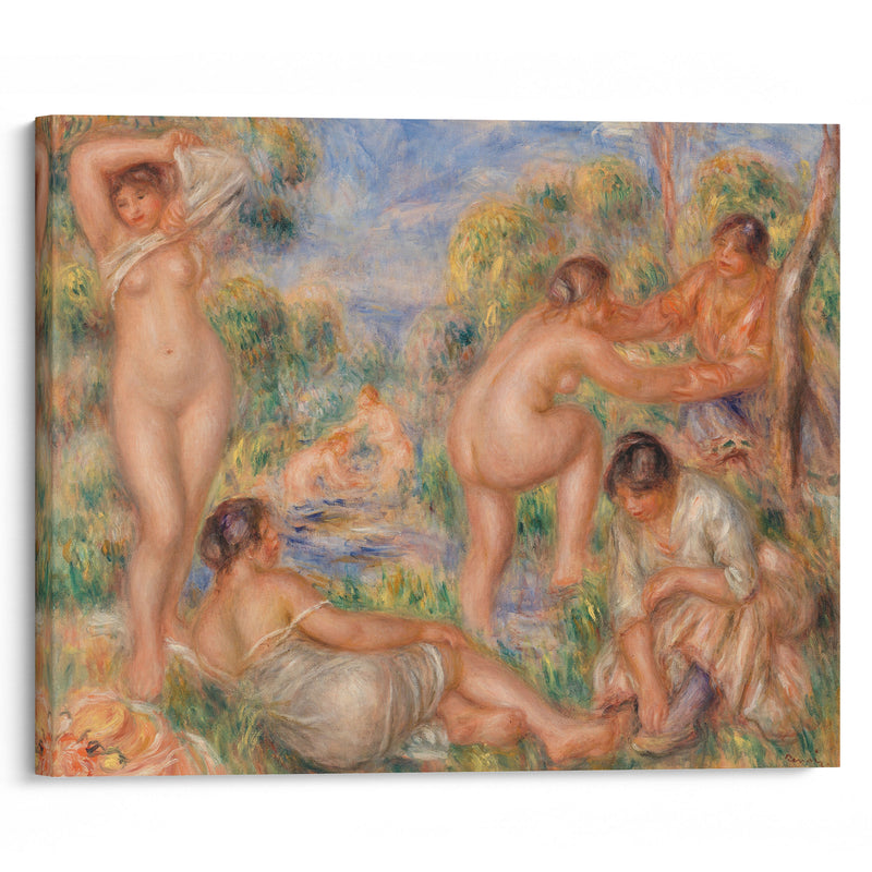 Bathing Group (1916) - Pierre-Auguste Renoir - Canvas Print