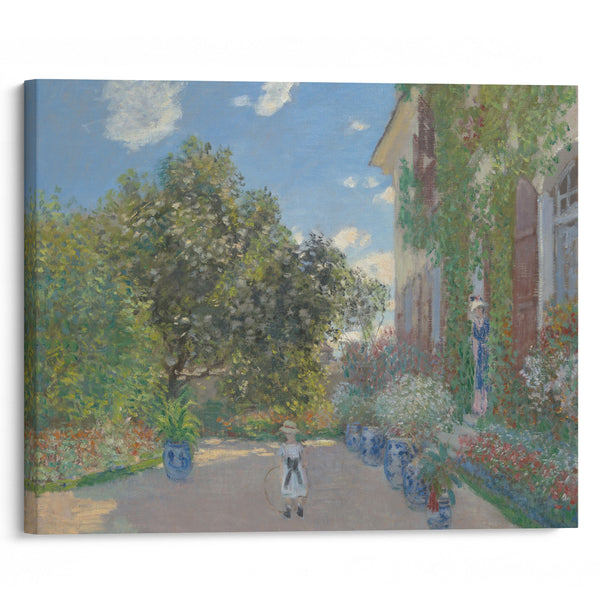 The Artist’s House at Argenteuil (1873) - Claude Monet - Canvas Print