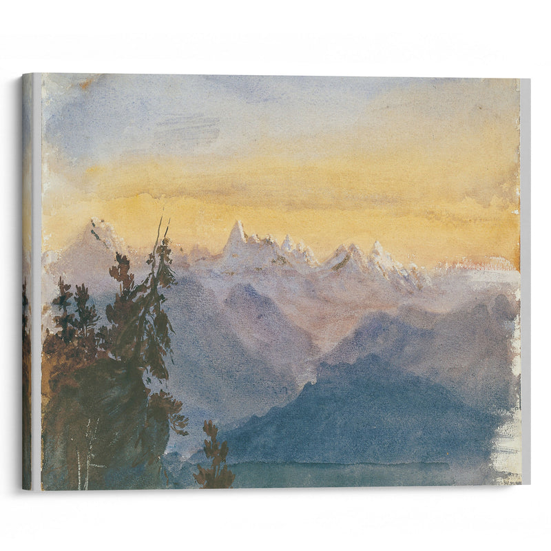 View from Mount Pilatus (1870) - John Singer Sargent - Canvas Print