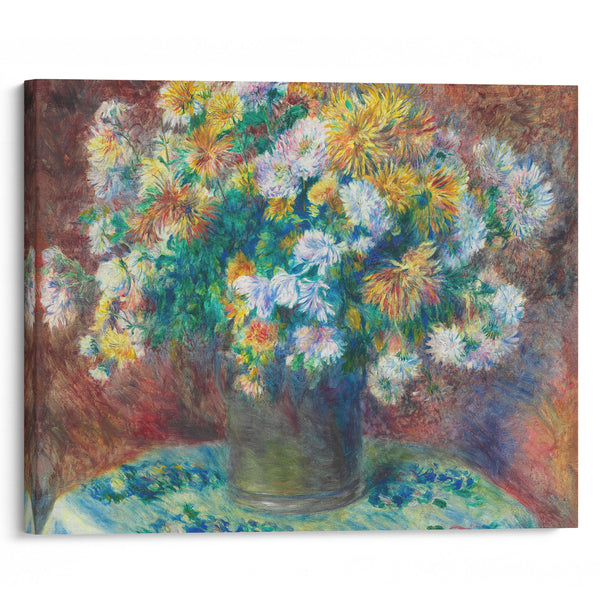 Chrysanthemums (1881) - Pierre-Auguste Renoir - Canvas Print