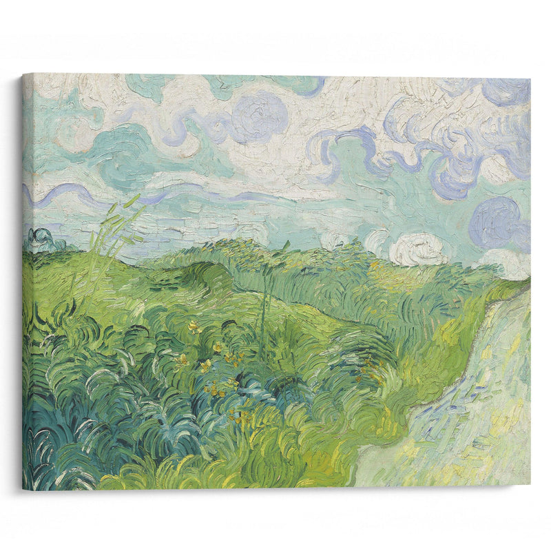 Green Wheat Fields, Auvers (1890) - Vincent van Gogh - Canvas Print - UAIO LMT