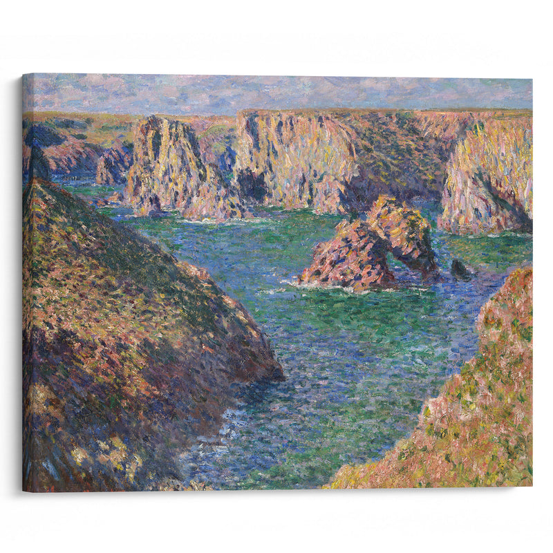 Port-Domois, Belle-Isle (1887) - Claude Monet - Canvas Print