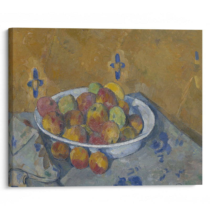 The Plate of Apples (c. 1877) - Paul Cézanne - Canvas Print