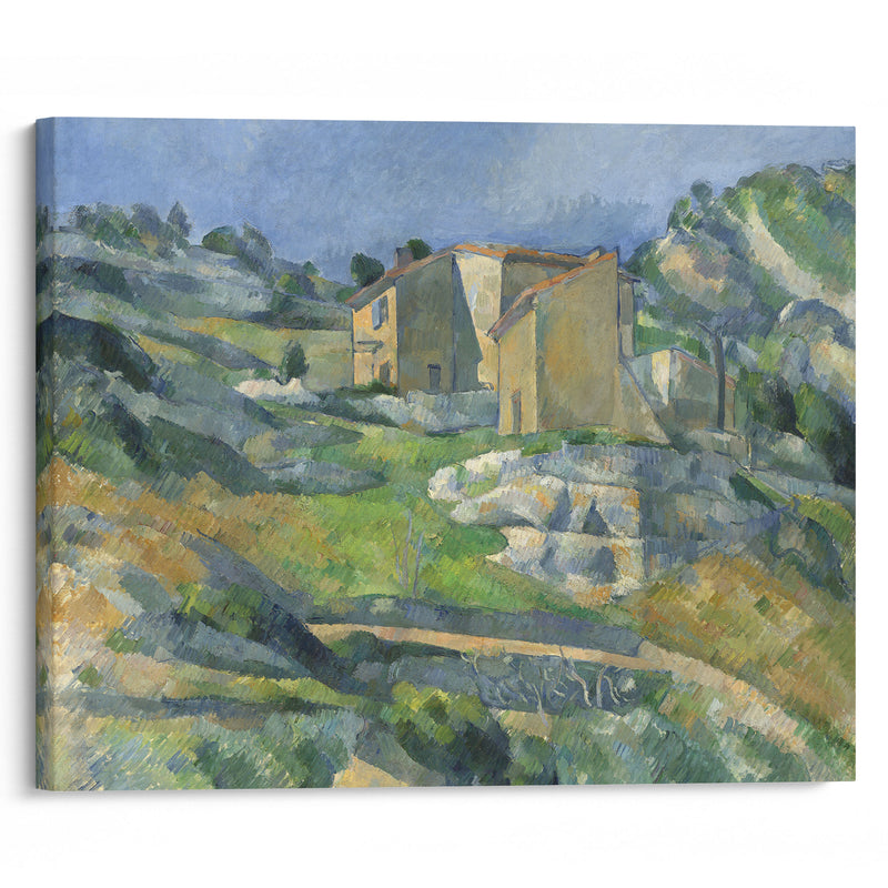 Houses in Provence – The Riaux Valley near L’Estaque (c. 1883) - Paul Cézanne - Canvas Print