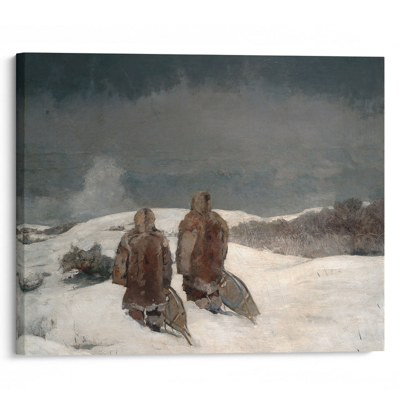 Below Zero (1894) - Winslow Homer - Canvas Print