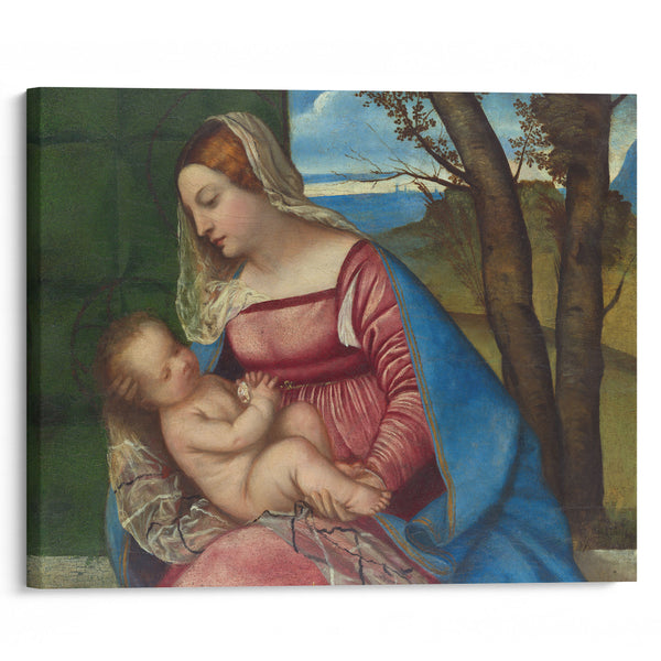 Madonna and Child (ca. 1508) - Titian - Canvas Print