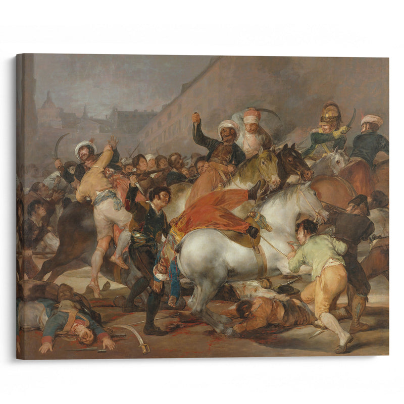 The Charge of the Mamelukes (1814) - Francisco de Goya - Canvas Print