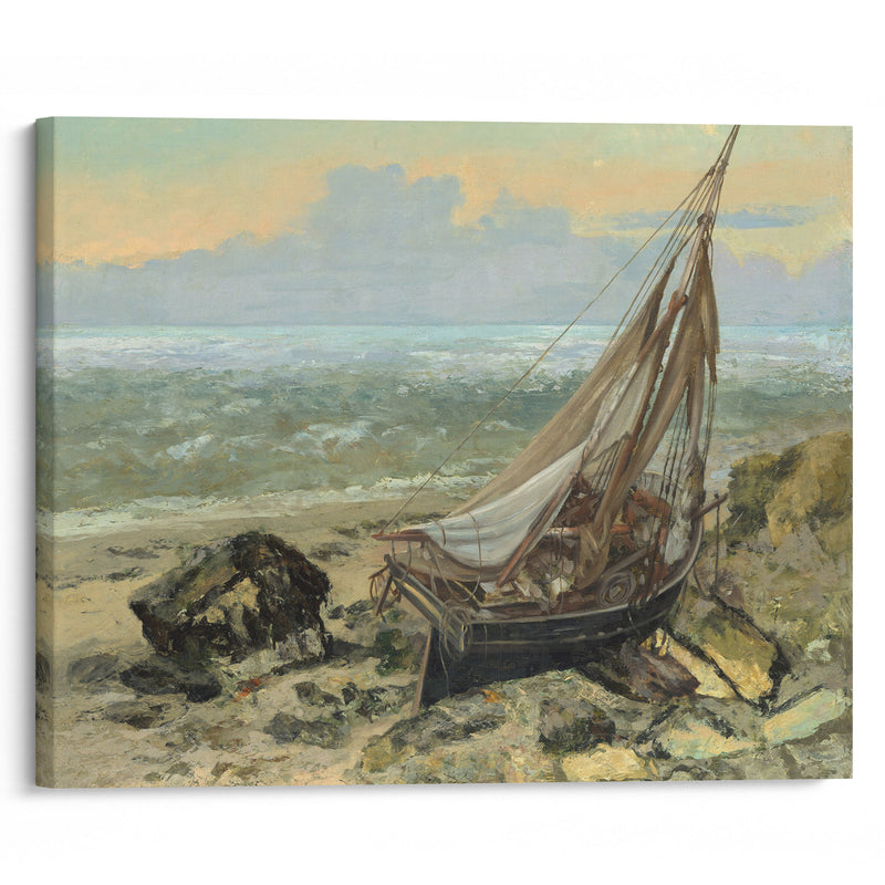 The Fishing Boat (1865) - Gustave Courbet - Canvas Print