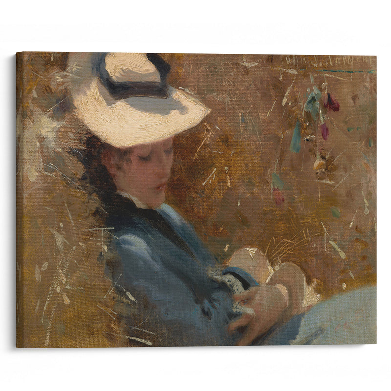 Resting (C. 1875) - John Singer Sargent - Canvas Print