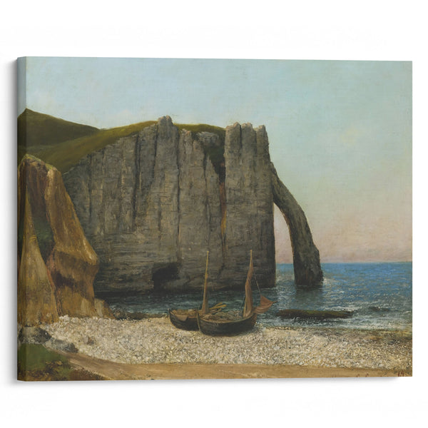 Falaises d’Étretat (1869) - Gustave Courbet - Canvas Print