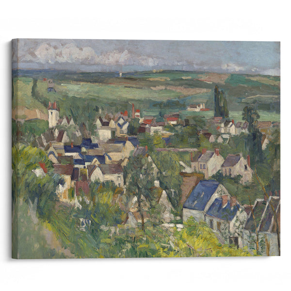 Auvers, Panoramic View (1873) - Paul Cézanne - Canvas Print