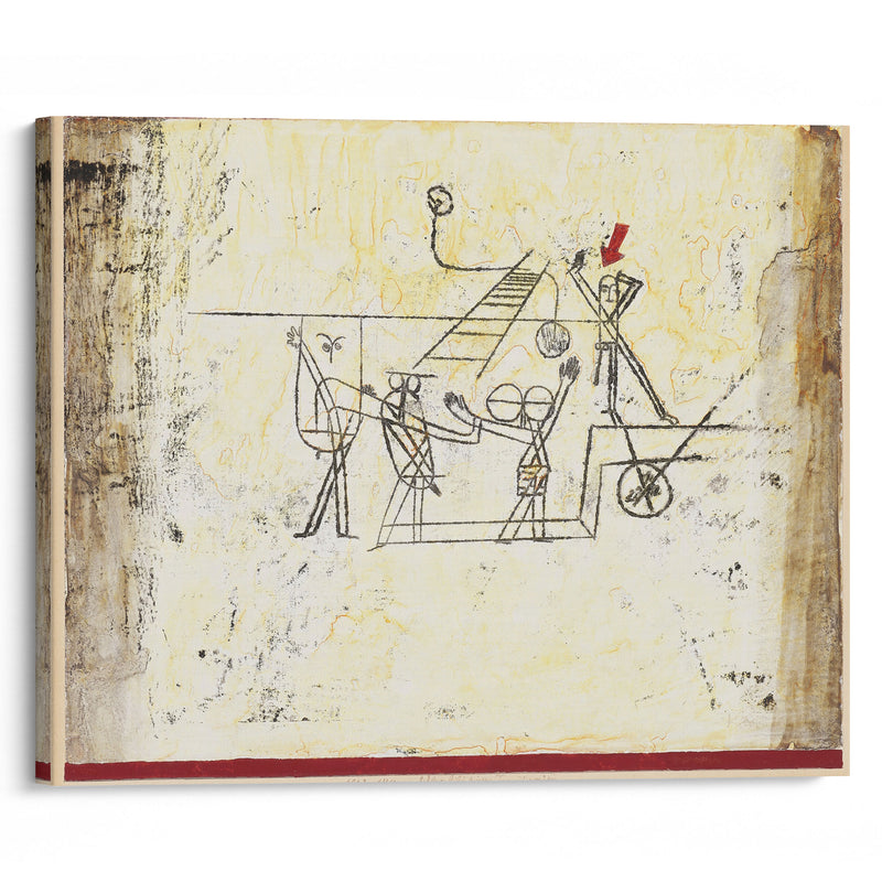 Schlussbild einer Tragikomödie (1923) - Paul Klee - Canvas Print