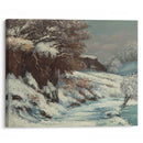 Effet De Neige - Gustave Courbet - Canvas Print