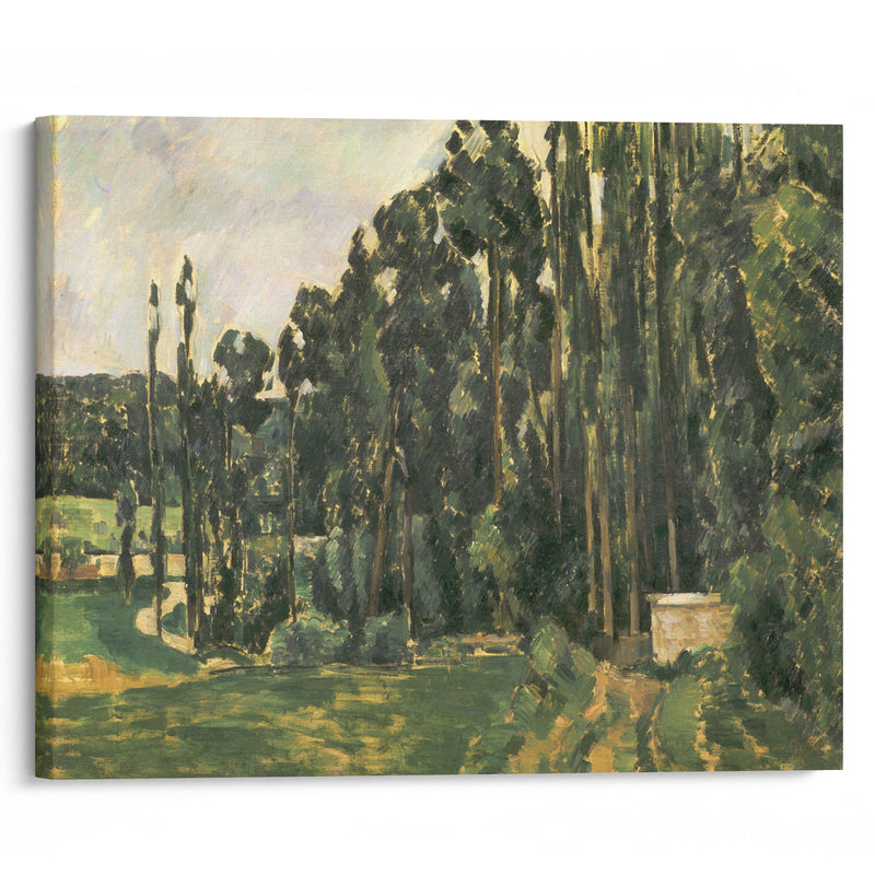 Poplars (1879 - 1880) - Paul Cézanne - Canvas Print